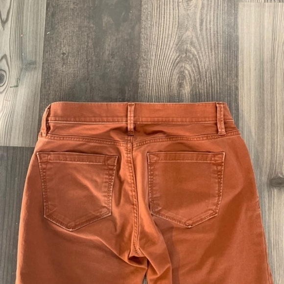 Loft Modern Skinny Rustic Orange Pants 24 - Picture 2 of 5